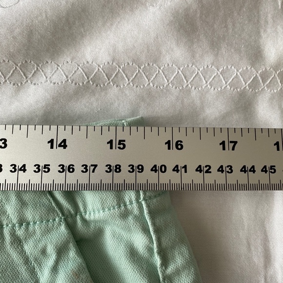 Country to Coast‎ Women's Mint Green Denim Shorts Size 10 - Picture 8 of 11